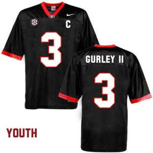Georgia Bulldogs Todd Gurley II #3 Youth Jersey - Black