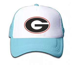 Georgia Bulldogs Light Blue Snapback Adjustable Hat