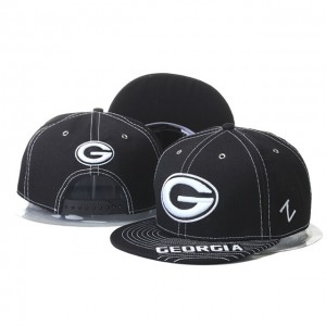 Navy Georgia Bulldogs Adjustable Snapback Hat