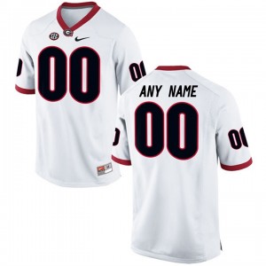 S-3XL Football Georgia Bulldogs Limited Men's White College Customized Jersey