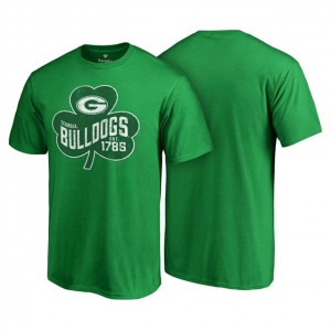 Georgia Bulldogs EST.1785 Patty's Pride St. Patrick Day T-shirt - Kelly Green