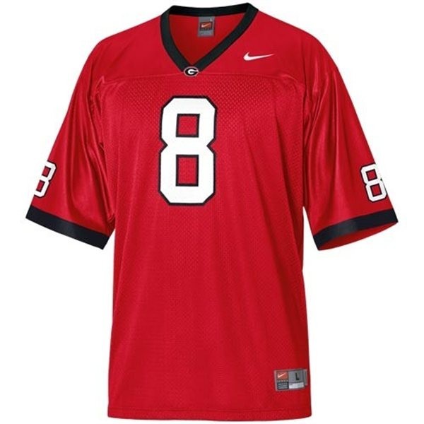 Youth Red 8 A.J. Green Georgia Bulldogs Jersey A.J. Green UGA